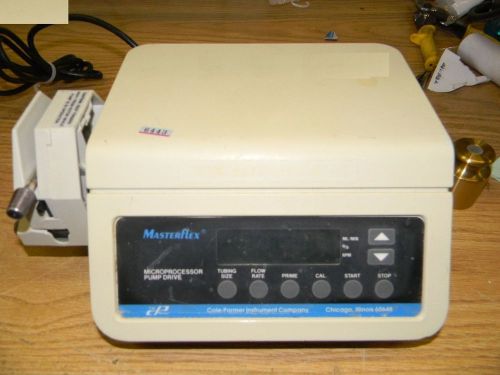 Masterflex 7524-00 Microprocessor Pump Drive, 7518-12 Pump Head for 15 24 Tubing