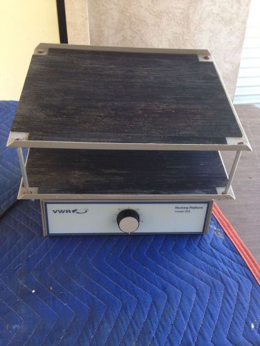 Vwr rocking platform model 200 lab shaker / rocker 4-160 rpm for sale