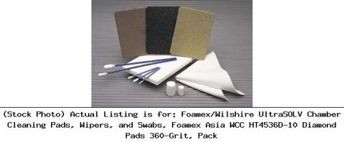 Foamex/Wilshire UltraSOLV Chamber Cleaning Pads, Wipers, and Swabs, : HT4536D-10