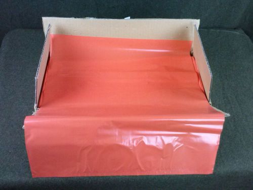 Orange 19 x 23 biohazard autoclave bags box of 200 new for sale