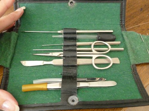 Vintage dissection kit - adams company usa - biology kit for sale