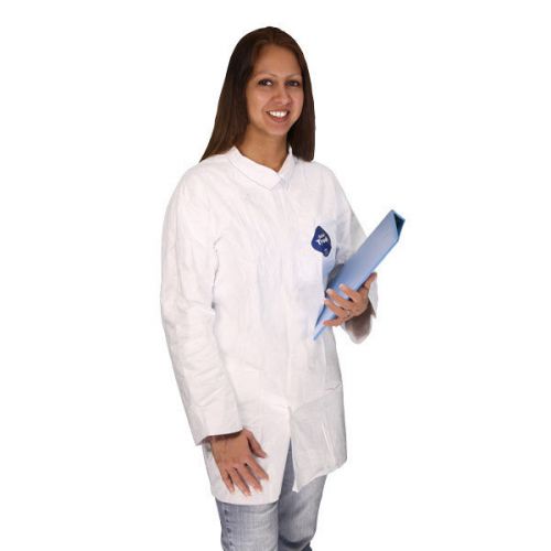 Tyvek 212 - size large lab coats case of eight pieces for sale