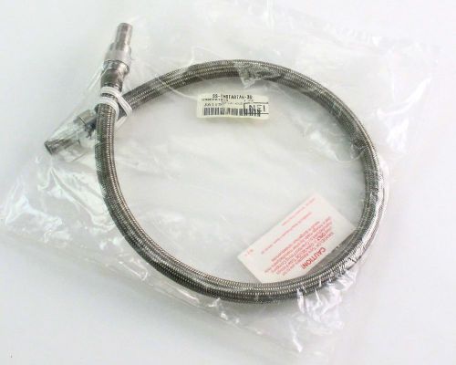 New swagelok ss-th8ta8ta8-30 flexible teflon ss braided hose assembly - 30&#034; for sale