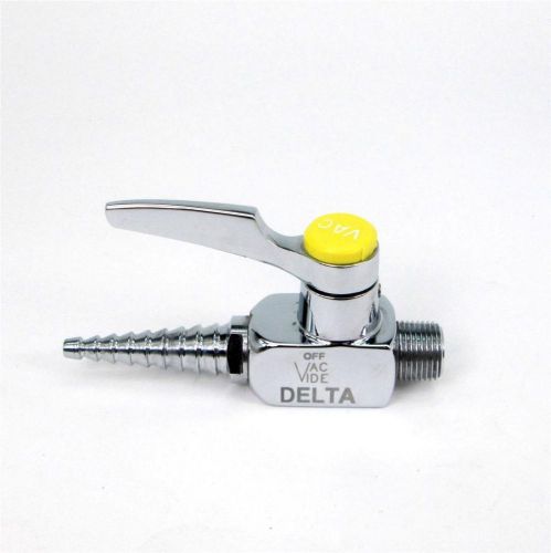 Delta w6200vac chrome 3/8 inch single ball valve with vac nos for sale