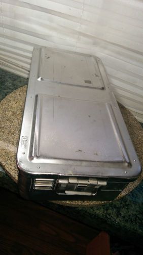 STAINLESS STEEL AESCULAP DBP STERILIZATION CONTAINER