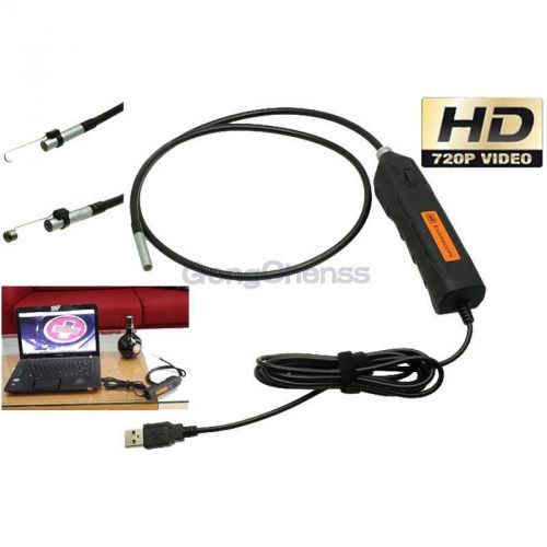 PRO HD 720P Waterproof USB Inspection Tube Snake Sewer Magnifier Video Camera