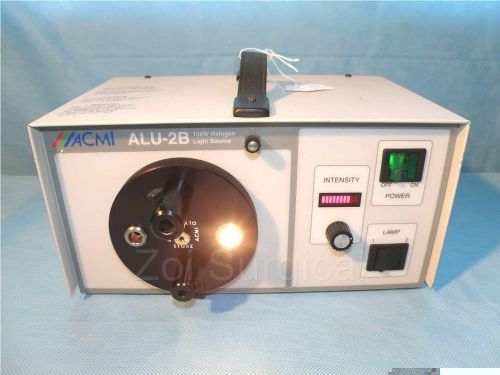 ACMI ALU-2B Dual Bulb Endoscopy light source with turret, 150 watt Halogen