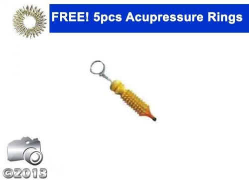 ACUPRESSURE JIMMY KEY CHAIN WOODEN THERAPY + FREE 5 SUJOK RINGS @ORDERONLINE24X7