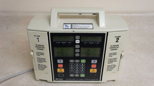 Baxter Flo-Gard 6301 Infusion / IV Pump With 60 Day Warranty &amp; New Battery