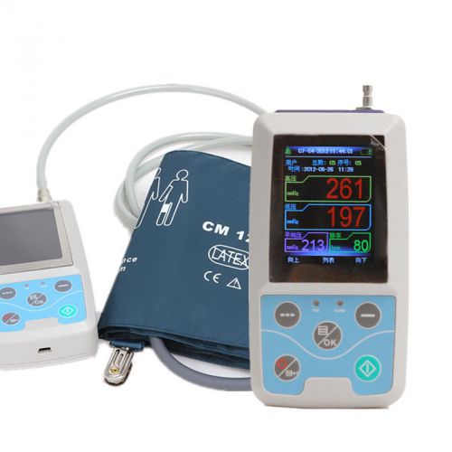 2014 new Ambulatory Blood Pressure ABPM blood pressure monitor with 3 cuffs tops
