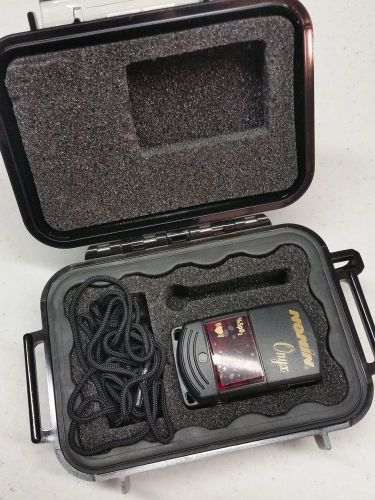 Nonin onyx model 9500 finger pulse oximeter justice mark ii case euc for sale
