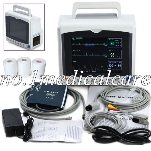 Auction cms6000c 4 parameters with thermal printer, icu/ccu patient monitor for sale