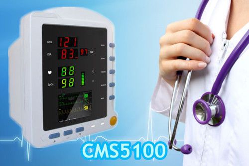 CONTEC Brand New Vital Sign Patient Monitor,NIBP / SpO2 / PR with CE ISO CMS5100