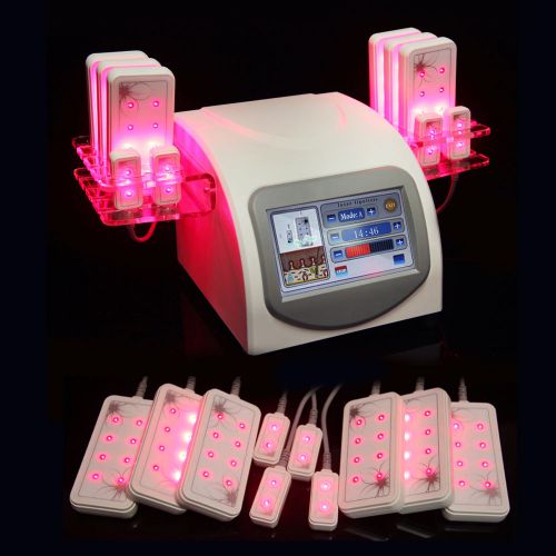 10 pads diode lipo laser lllt body slim beauty machine  salon 180mw weight loss for sale