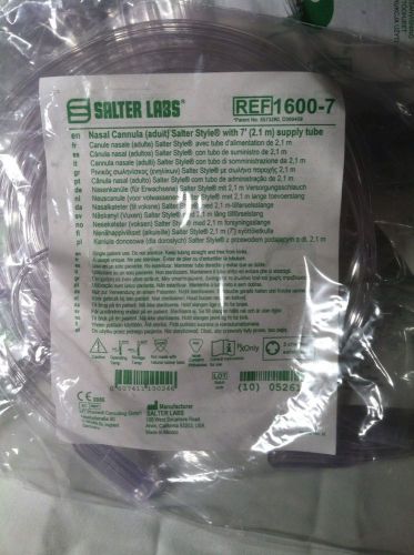 Salter Labs Nasal Cannula 7&#039; REF 1600-7 Box of 26 Adult