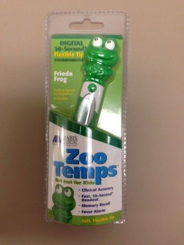 MABIS Zoo Temps Digital Thermometer Frieda Frog #15-705-000 NEW Pediatrics Fast
