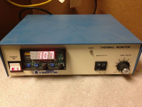 Omega VANZETTI SYSTEMS  THERMAL MONITOR, 3026-A-1-F-1-R3-PA, Missing Class Cover