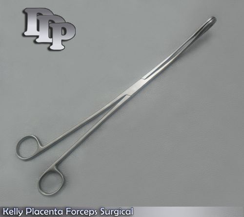 kelly Placenta Forceps Surgical OB/GYN Instruments 13