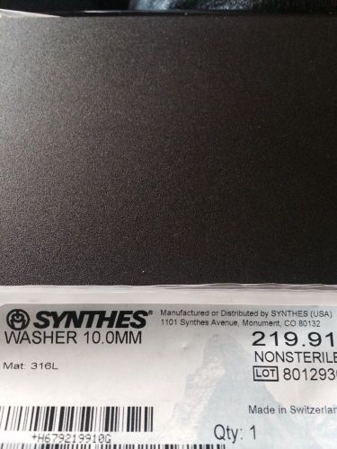 Synthes 10mm washers 219.91