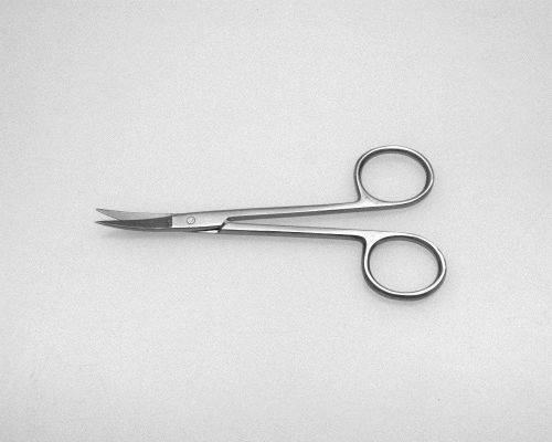 Iris Scissors 4.5&#034; Curved Blades, Dermal Podiatry Surgical Instruments