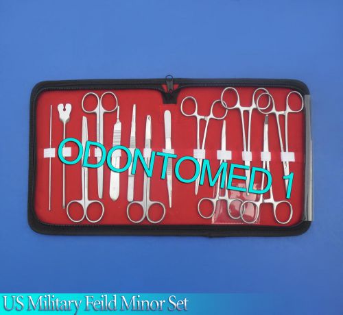 13 Pcs US Military Field Minor Surgical Kit German Stainless Steel-ODM-0016