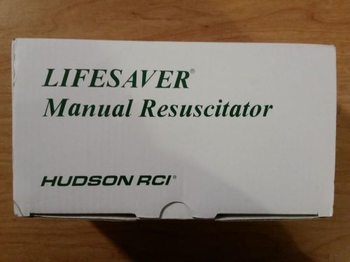 Lifesaver Manual Resuscitator Hudson Pediatric BVM with Reservoir