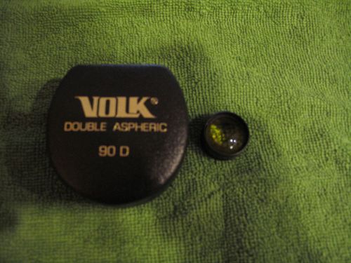 VOLK DOUBLE ASPHERIC 90 DIOPTER LENS WITH CASE