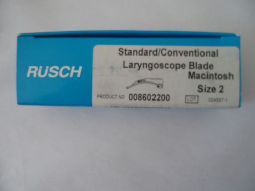 RUSCH Standard / Conventional Laryngoscope Blade Macintosh Size 2
