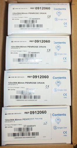 BARD Rubber Penrose Drains Sterile 7/8&#034; 200 each 0912060