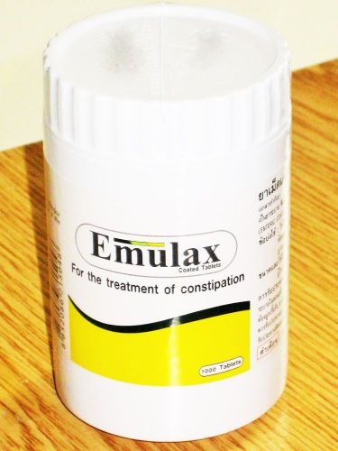1,000 Tablets of Emulax for the Treatment of Constipation, Laxative