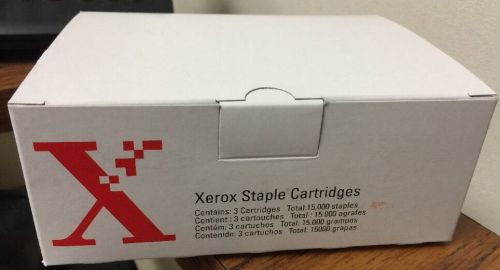 Genuine XEROX Staple Cartridges 108R00493 - 3 cartridges, 15,000 staples