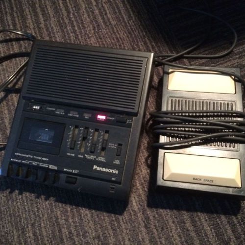 Panasonic RR-930 Microcassette Transcriber with RP-2692 Foot Pedal