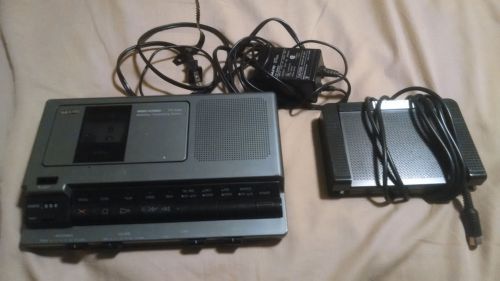 Sanyo Dictation Transcriber TRC-8300 With Foot Pedal &amp; Adapter
