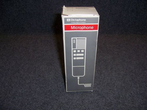 DICTAPHONE Model 860077 Transcriber Machine Wired Hand Mic/Microphone Attachment