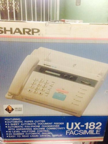 Brand New Sharp Fax Machine Ux-182