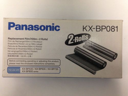 KX-BP081 One (1) New Panasonic Replacement Film (2 Rolls/Box)