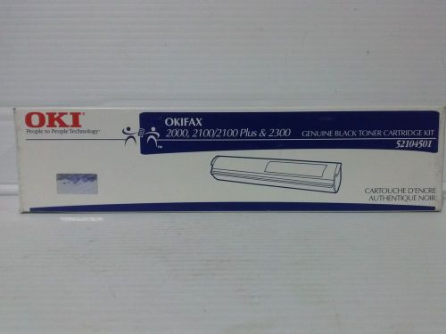 OKI 52104501 Genuine Black Toner Cartridge Kit. Qty: 2 (TO012-2)