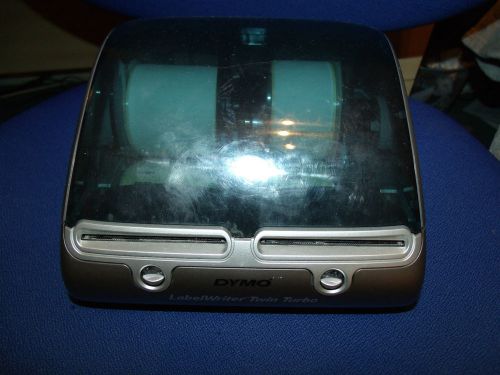 DYMO TWIN TURBO LABELWRITER DOUBLE LABEL PRINTER COMPLETE WITH SPARE ROLLS ETC