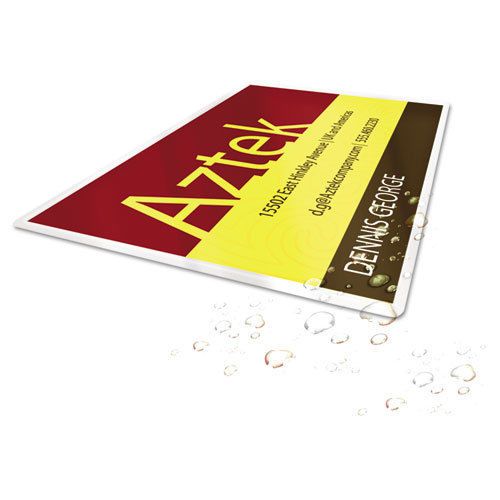 HeatSeal Laminating Pouches 5mil, 2 3/16 x 3 11/16 Business Card Size, 100, 2 EA