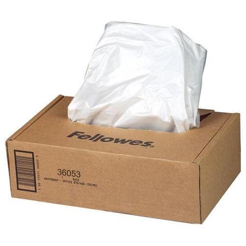 Fellowes powershred waste bags for 99ms / 90s / 99ci / hs-440 shredder for sale