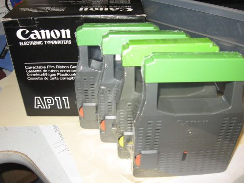 4 NEW Genuine CANON AP11 Correctable Film Ribbon Cassette