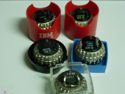IBM Selectric Ball  MUST SEE PICS for INFORMATION,(5) Balls for sale