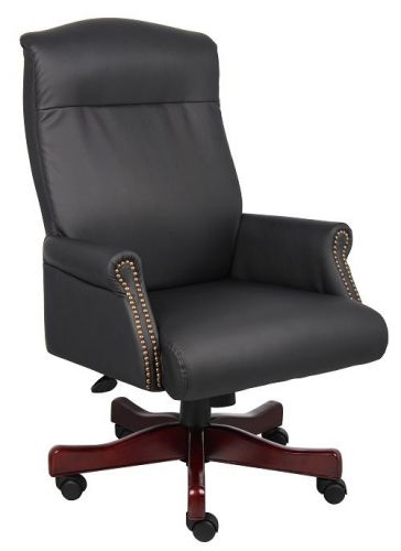 B970 boss black traditional caressoftplus executive office chair for sale