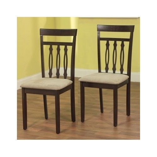 Side chairs set of 2 modern dining room kitchen accent wood quality furniture for sale