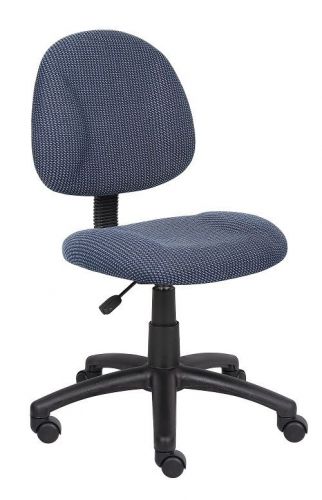 B315 boss blue deluxe posture office/computer task chair for sale