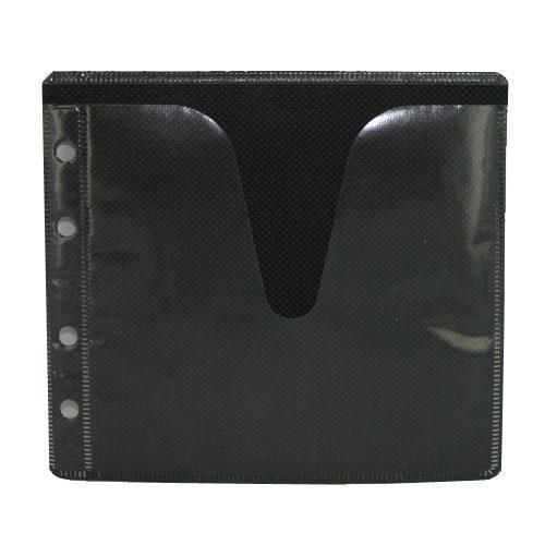 100-pack black color double-side 2-disk cd dvd refill plastic sleeves envelope for sale