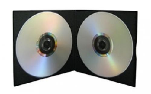 SLIM Black Double VCD PP Poly Cases 5MM