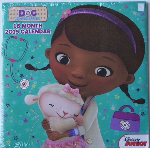 New Doc McStuffins Disney - 2015 12 Month Wall Calendar 10x10 Kids Bedroom Cute