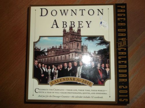 Downton Abbey 2015 Desk Calendar Page A Day with Bonus free online othr calendar