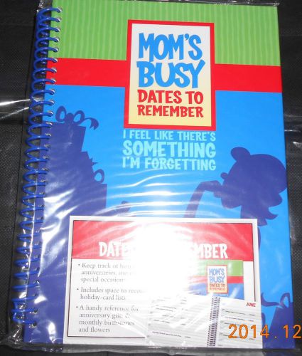 Dates to Remember Organizer Book New in Package